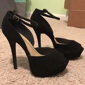 Black high heels